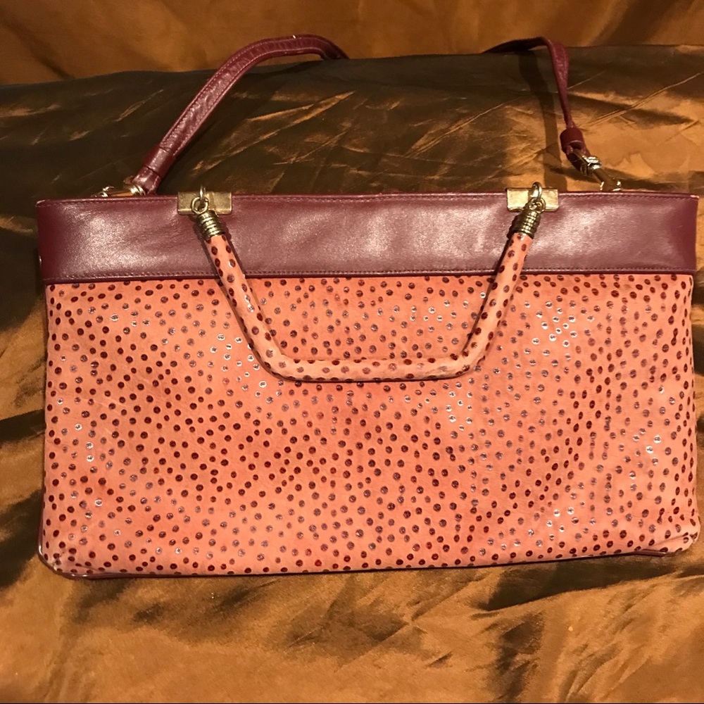 Vintage Faux Reptile Skin Handbag